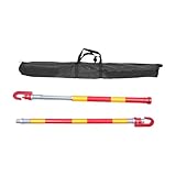 Abschleppstange 8000kg, 8T Auto Sicherheits Anhängerkupplung Abschlepphilfe Schleppstange mit Federpuffer, Gedämpft Schleppstange Abschleppseil für PKW LKW (8 Tonnen)