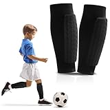 KIRZAX 1 Paar Kinder Schienbeinschonerhalter, Ski Schienbeinschoner,Fußball Schienbeinschoner Kinder,Sport Schienbeinschutz für Kinder, Stoßfest Knieschoner Für Jungen und Mädchen(M)