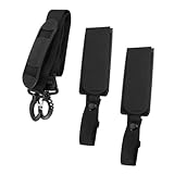 BESTonZON Verstellbarer Skitragegurt mit Polsterschutz Rutschfester Schultergurt für Ski und Skistöcke Komfortabler Tragegurt zum Einfachen Transport Geeignet für Erwachsene und Jugendliche