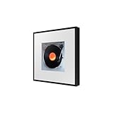 Samsung Music Frame Speaker HW-LS60D/ZF, Wireless Music Streaming, Dolby Atmos 3D, Frame Design mit anpassbarem Hintergrund, Wide Sweet Spot, integrierter Alexa, kompatibel mit Google Home und AirPlay