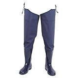 HIFRQVVC Outdoor Angeln Wading Hose, Wathose for Herren, bequeme Hüftstiefel, einfach an- und auszuziehen, for Angelteiche im Freien(9 UK)