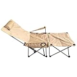 Klappbarer Liegestuhl – Terrassenstuhl, neigbar, starker Halt | Liegestühle klappbar für den Außenbereich | Bequemes Sitzmöbel-Set mit stabiler Belastung für den Balkon des Pools