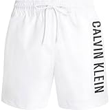 Calvin Klein Herren KM0KM01004 Medium Drawstring, Weiß (Pvh Classic White), M