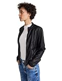 Street One Damen Kunstlederjacke Black 42