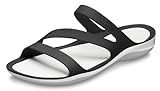 Crocs Herren Swiftwater Sandal W Sandalen, Black/White, 41/42 EU