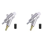 Booso 2X Luftsandstrahler Sandstrahlwerkzeuge zum Entfernen Von Rost und, Sandstrahlluftwerkzeug mit Borkarbiddüse 6MM