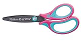 Pelikan griffix Schulschere rund, Schere für Rechtshänder, Lovely Pink, 1 Stück
