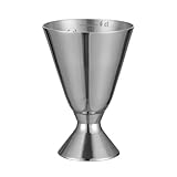 NMQUETYAN Messbecher aus Edelstahl mit Skala, Strichmaße, Bar-Werkzeuge, Bar-Zubehör