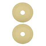 2 Pcs Diamond Saw Blade 22mm ID 100mm OD for Glass Cutting Thin 1mm Thickness, Sand Width 15mm, Ideal for Tiles, Crystal, and Wine Bottles (Champagne Gold)