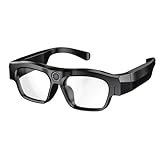 Janasiba Intelligente 4K-Bluetooth-Brille, Integriertes Fotografieren und Aufzeichnen Von Videos mit WLAN-Hotspot, mit 64G-Karte