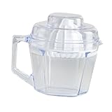 Holibanna 1Stück Handgepresste Obstpresse Manuelle Saftpresse für Frischen Saft zu Bedienen für Zitrusfrüchte Wie und Kompaktes Küchenutensil Weiß