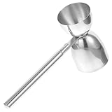 SOIMISS Messbecher Doppelseitig Langlebig Rostfrei Ergonomisch Sicher für Barkeeper Cocktailzubehör Präzises Dosieren für Bar und Heimgebrauch