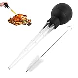 Truthahn-Baster-Injektor – Marinadenspritze Mit Bürstenreiniger, Werkzeug Zum Entsaften Von Fleisch, Einfach Zu Verwendendes Kochgerät | Gebratenes Geflügel, Soße, Ölsauce, Zubereitung Des Küchenabend