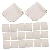 Cabilock 20 Stück Wildleder Tuch Autowaschhandtücher Trocknen Fensterleder Für Die Autotrocknung Auto-trocknertuch Trockenhandtuchauto Trockentücher Für Autos Sämischleder Beige Schaffell