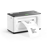 MUNBYN Kabelloser Thermodrucker, WLAN-Versand-Etikettendrucker, kompatibel mit AirPrint, iPhone, iPad, MacOS, Android, Windows, Chromebook, Etsy, Ebay USPS für kleine Unternehmen, Heimgebrauch, Weiß