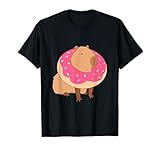 Capybara mit Donut Kostüm – Lustiges Kawaii Tier Design T-Shirt