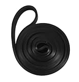 TPE-Widerstandsbänder for Yoga und Fitnesstraining – Vielseitige Übungsbänder for das Training zu Hause(Black,25-65 lb)