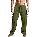 Motorradhose Winter Arbeitshose Herren Tarnhose Herren Arbeitshosen Männer Winter Outdoor Herren Hose Arbeitshosen Männer Winter Dicke Warme Jogginghose Herren Outdoor Hose Multi 2XL