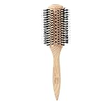 Marlies Möller Haarbürste Super Round Brush Rundbürste - Große Rundbürste für perfektes Styling – Mit Buchenholz & Naturhaar-Borsten – Für mehr Volumen & Fülle – Für langes & krauses Haar