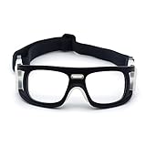 Speakmon Sportbrille, Brille für Männer und Frauen, Racquetball, Basketball, Fußball, Brillen, Schutzbrille, Stoß- und Kollisionslinse, Farbe 1