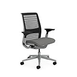 Steelcase Think Ergonomischer Bürostuhl mit LiveBack Lumbalstütze, 4D-Armlehnen, nachhaltigem Design Eule