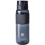 ZWILLING Trinkflasche BPA-frei, Wasserflasche für Fitness, Freizeit und Büro, Sportflasche aus Tritan, Schwarz, 680 ml