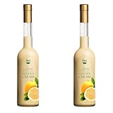 Distilleria Jannamico Golden Cream Limoncello - Zitronenlikör - Cremiger Likör aus Limoncello und italienischer Sahne. Liköre (1 x Bottle), 500 ml (Packung mit 2)