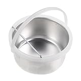 Homoyoyo Aluminiumschale Für Wachswärmer Wachsschmelzbehälter Innentopf Für Wachs Heizung Wachsschmelzwerkzeug Für Haarentfernung Und Waxing Langlebig Und Leicht Zu Reinigen