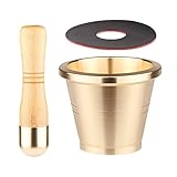 ZJFHEYUO Stößel und Mörser, 1 Set aus chinesischem Kupfer, zerstoßenem Knoblauchglas, Mörser und Stößel, Medizinzerkleinerer, Topfmühle, Küchenwerkzeuge