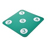 Gatuida Hängendes Fechtziel aus Robustem Gummi Doppelseitig für Vielseitiges Training Tragbares Zaunzubehör Kompakt Leicht zur Wandmontage Geeignet für Heim Profiübungen