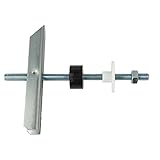 tecuro Waschtischbefestigung mit Feder-Klappdübel, mit Gewindestange M10 x 180 mm - für Hohlwandmontage