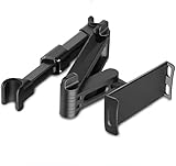 Linkstyle Tablet Halterung Auto Kopfstütze, Universelle 360° Drehung Telefon Kopfstützenhalterung für 4-10,6 Zoll Gerätes