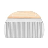 Manueller Kartoffelschneider – Kartoffelfrites-Schneider | Faltenschneider aus Edelstahl | Schneider für Pommes Frites | Gemüseschneider für Pommes Frites | Wellenschneider