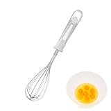 Meindin Eierschlägel Hand | Ballon-Mixer für Sahne & Ei | Hitzebeständiger Schneebesen Soßen-Sahne Mischwerkzeug Handmixer Küchenzubehör zum Kochen Mischen Schlagen Schlagen Rühren