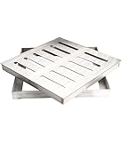 Rysydant Ablaufgitter Außenablaufabdeckung,Fallrohrschutz als Regenrinnen Laubschutz Laubfang Kanalrost Regenwasser, quadratisch Garagenbodenablaufsieb Edelstahl (150x150x20x2 mm)