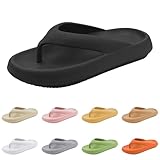 Generisch Badelatschen Damen Paare Slippers Flip Flops Badeschlappen Zehentrenner, Badeschuhe Hausschuhe Herren, Schlappen Wolken Sandalen Badeschlappen Strandschuhe