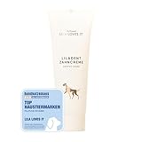 Zahncreme für Hunde – natürliche Zahnreinigung mit Kokosöl, Kurkuma & Papaya-Extrakt, sanft & effektiv, bei Zahnbelag, Zahnstein & Mundgeruch, LILADENT von LILA LOVES IT, 75 ml
