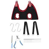 minkissy Hundepflege Hängematte für Kleine und Mittlere Hunde Katzen Nagelpflege Tragehilfe mit Praktischem Einstieg und Krallenschutz