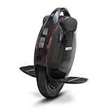 INMOTION Einrad Elektrisch V8S, Erwachsene, Schwarz, Motor 1000W, Reichweite bis zu 70km, Geschwindigkeit auf 25 km/h begrenzt, Luftreifen 16''