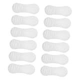 IWOWHERO 12 Stück Teiliges Babywaschlappen Wiederverwendbare Waschbare Mullwindeln in Einzigartiger Erdnussform Atmungsaktive Weiche Baumwolle für Neugeborene und Kleinkinder