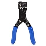 HT2081 Kabelbinderzange, Nylon-Kabelbinderwerkzeug aus Kohlenstoffstahl mit ergonomischem Griff, 2-in-1-Befestigungs- und Schneidwerkzeug für Elektriker und Techniker.