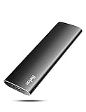 Netac USB Externe Festplatte SSD 250GB External High Speed USB c 3.2 g2 Aluminium - Portable SSD