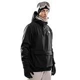 SIROKO - Snowboardjacke mit Kängurutasche W3 North Ice - XL - Schwarz