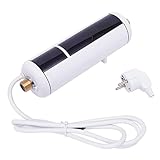 G1/2'' Elektrisch Warmwasser 3500W IPx4 Warmwasserbereiter Wandmontierter mit Intelligentes Thermostat & Intelligente Steuerung, 220V 0.5MPa Durchlauferhitzer für Küche, Badezimmer Wohnmobil, Weiß