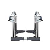 Waschmaschinensockel, beweglicher Trockner- und Kühlschranksockelständer mit 4 Feststellrädern, verstellbarer 16'-25'-Sockel, Waschmaschinensockel, Geräteräder, Kühl-/Gefrierschrankwagen (4 Räder 37