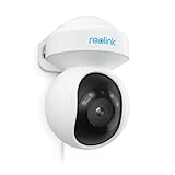 Reolink 4K PoE-Sicherheitskamera für Heimüberwachung, IP-Kamera für den Außenbereich mit Farbnachtsicht, 355° Schwenken & 50° Neigen, Auto-Tracking, Smart-Erkennung, Zwei-Wege-Audio, E1 Outdoor SE PoE