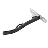 Phefop Metal Horse Sattelregal, Wandhalterung Schwarzer Tragbarer Sattelstand Platz Sparender Rack für Ställe Wagen Tapfenraum