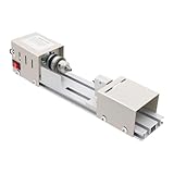 Mini Drehbank mit 96W Kupfermotor und 7-Gang Drehzahlregelung, Metall-Drehmaschine mit 0,02-0,24 Zoll Spannfutter, Kompakte Drechselmaschine mit Kühlöffnungen, ideal für Hobbywerkstatt und Modellbau