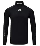 Bauer - Langärmeliger Senior Neckprotect (Schwarz, 2XL)