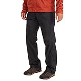 Marmot Herren PreCip Eco Full Zip Pant, Wasserdichte Regenhose, winddichte Wanderhose, atmungsaktive Regenkleidung zum Wandern und Trekking, Black, XL